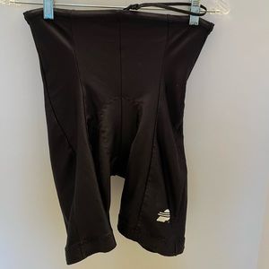 Performance Size M Black Athletic gel Padded Bike Cycling Shorts Womens Unisex.
